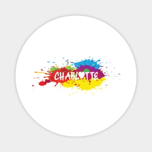 Charlotte Graffiti Magnet